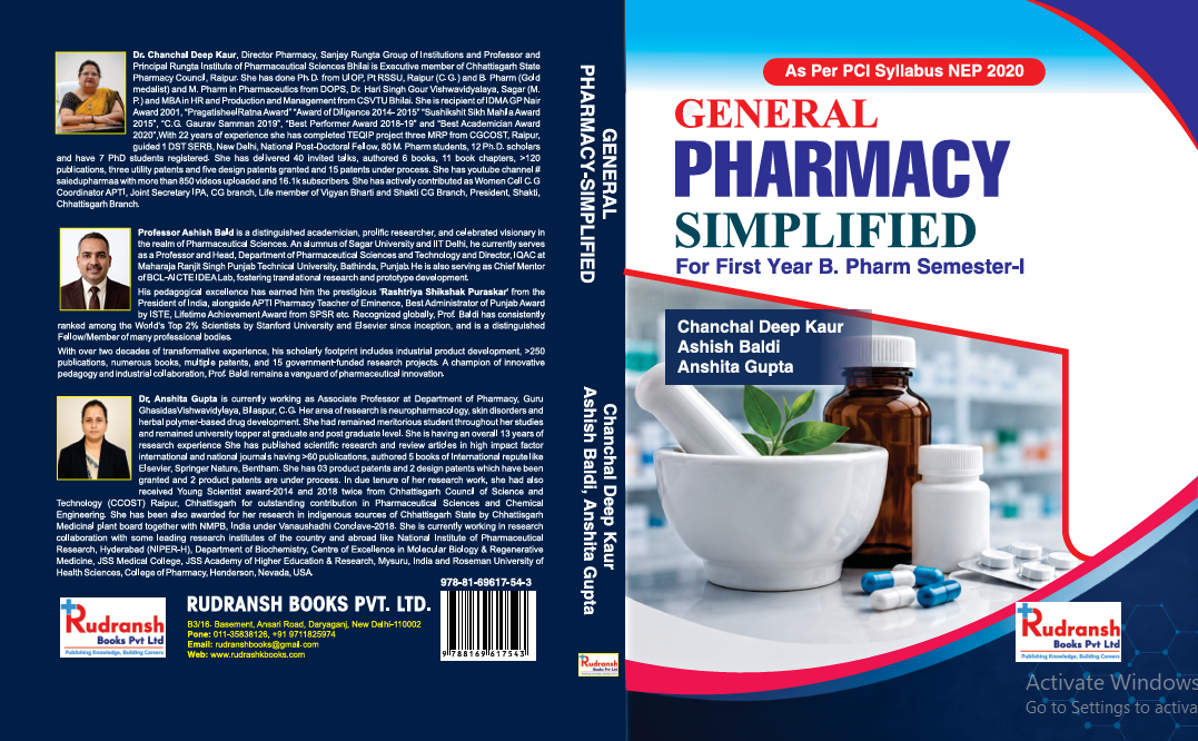 Textbook Of General Pharmacy